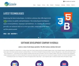 Zewiasoft.com(Zewia Software Solutions) Screenshot