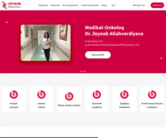 Zeynaballahverdiyeva.com(Dr. Zeynab Allahverdiyeva) Screenshot