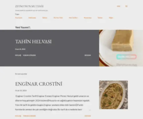 Zeynonunmutfagi.com(Mutfağı) Screenshot