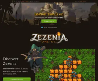 Zezeniaonline.com(Zezenia Online) Screenshot