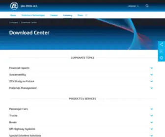 ZF-Zukunftsstudie.de(Downloads) Screenshot