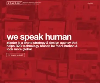Zfactor.ca(B2B Brand Strategy & Design Agency) Screenshot