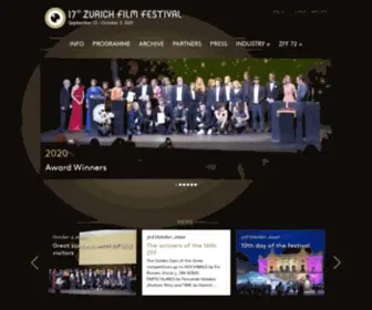 ZFF.com(Zurich film festival) Screenshot