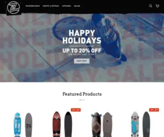 Zflex.com(Z-Flex Skateboards® Official Store) Screenshot