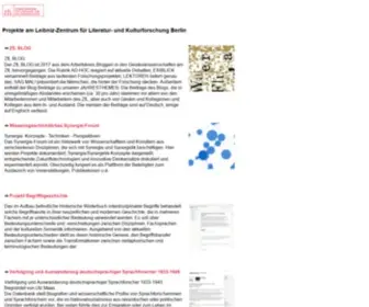 ZFLprojekte.de(Projekte am Leibniz) Screenshot