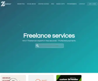 Zfreelancer.com(Freelance services) Screenshot