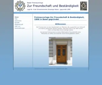 Zfub.ch(Zur Freundschaft und Beständigkeit) Screenshot