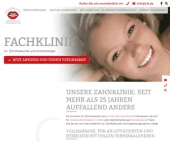 ZFZ.de(Die Zahnklinik) Screenshot