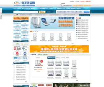 ZG17.com.cn(电子天平网) Screenshot