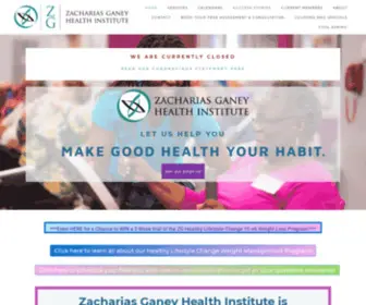 Zghealth.com(Richmond VA's Premiere Fitness & Weight Loss Centers) Screenshot