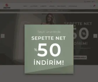Zgiyim.com.tr(Online Alışveriş Sitesi) Screenshot