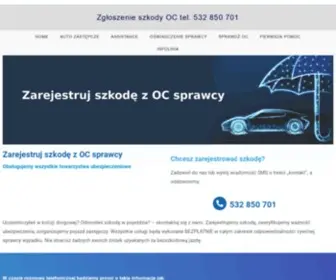 Zglaszamszkodezoc.pl(MMJ Internet Telewizja Telefon) Screenshot