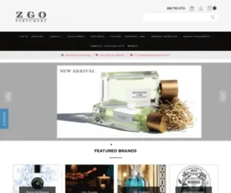 ZgoStore.com(ZGO Perfumery) Screenshot