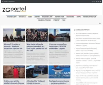 Zgportal.com(Zagreb danas) Screenshot