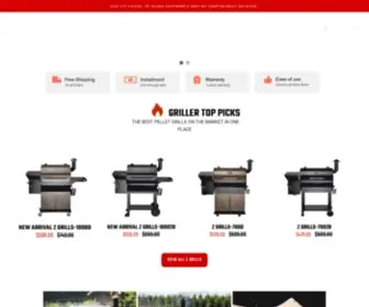 Zgrills.com(Z Grills® Official Website) Screenshot