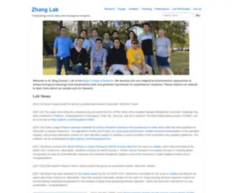 Zhang-Lab.org(Zhang Lab) Screenshot