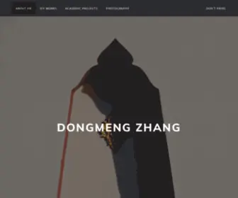 Zhangdongmeng.com(DONGMENG ZHANG) Screenshot