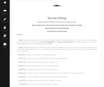 Zhangruimao.site(Ruimao Zhang's) Screenshot