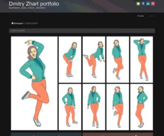 Zhart.us(Dmitry Zhart portfolio) Screenshot