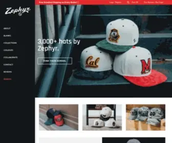 Zhats.com(Zephyr Headwear) Screenshot