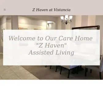 Zhavenliving.com(Our Beautiful Care Home) Screenshot