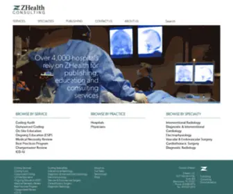 Zhealthconsulting.com(ZHealth Consulting) Screenshot