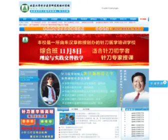 Zhendaopeixun.cn(北京汉章针刀医学研究院培训学校) Screenshot