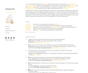 Zheng-Yao.com(Zheng Yao) Screenshot