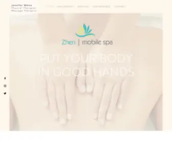 Zhenmassage.net(H O M E) Screenshot