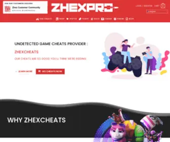 Zhex.pro(Game Cheats And Hacks Provider) Screenshot