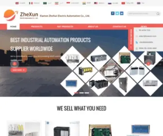 Zhexunplc.com(PLC Modules) Screenshot