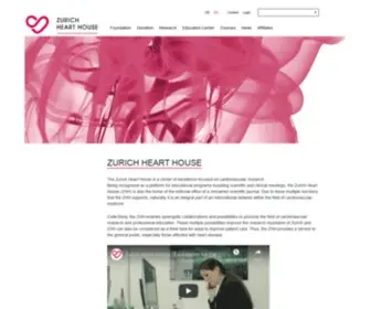 ZHH.ch(The Zurich Heart House) Screenshot