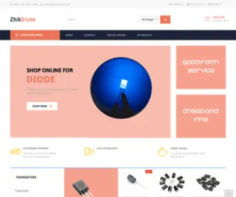 Zhikstone.com(Capacitors) Screenshot