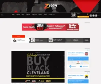 Zhiphopcleveland.com(Z 107.9) Screenshot