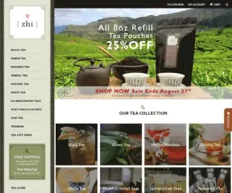Zhitea.com(Zhi Tea Sustainably grown) Screenshot