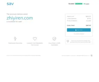 Zhiyiren.com(The premium domain name) Screenshot