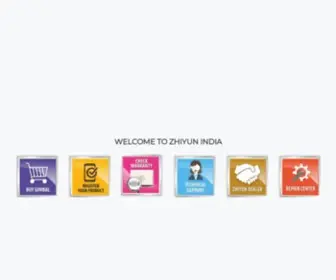 Zhiyunindia.com(Zhiyun India Office) Screenshot