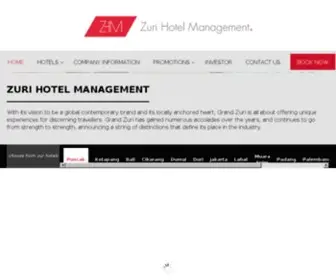 ZHmhotels.com(Zuri Hotel Indonesia) Screenshot