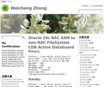 Zhongweicheng.com(Weicheng Zhong) Screenshot
