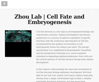 Zhoulab.org.cn(Zhou Lab) Screenshot