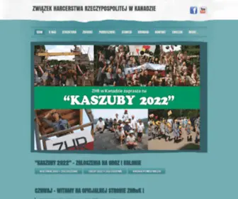 ZHR-Kanada.org(Związek Harcerstwa Rzeczypospolitej) Screenshot