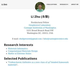 Zhuli.name(Li Zhu) Screenshot