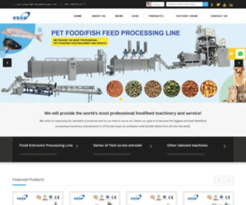 Zhuohengmachine.com(Jinan Zhuoheng Extrusion Machinery Co) Screenshot