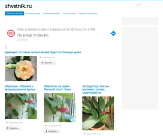 Zhvetnik.ru(Комнатные) Screenshot