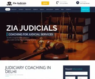 Ziajudicials.com(Judiciary Coaching in Delhi) Screenshot