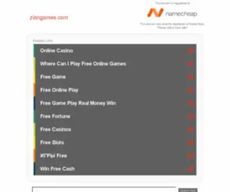 Ziangames.com(Ziangames) Screenshot