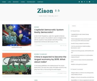 Ziaon.com(Ziaon Product Introduction Blog) Screenshot