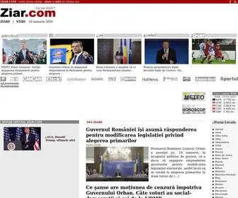 Ziar.com(Toata presa online. ziare si stiri de ultima ora) Screenshot