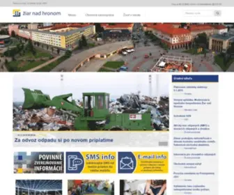 Ziar.sk(Oficiálna stránka) Screenshot