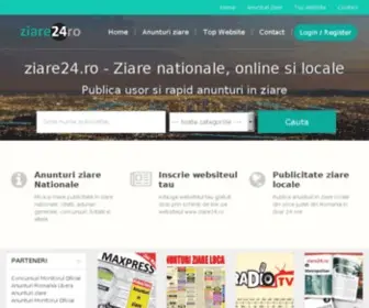 Ziare24.ro(Publica usor si rapid anunturi in ziare din toata tara) Screenshot